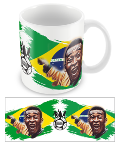 Football Icons Mug Pele Brazil