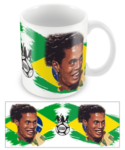 Football Icons Mug Ronaldinho Brazil