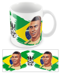 Football Icons Mug Ronaldo Brazil