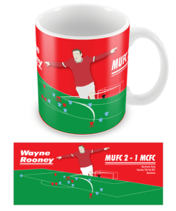 Famous Goals Man Utd Mug Rooney