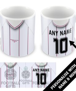 Villa Away 1982 Personalised Kits Retro Shirt Mug