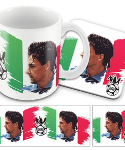 Football Icons Baggio Italy Mug and Coaster Set