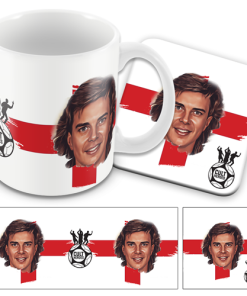 Cult Heroes Mug and Coaster Set Barry Venison England