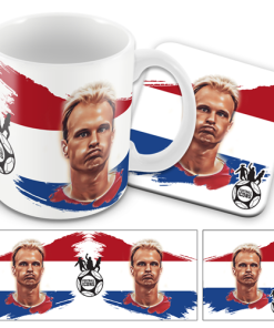 Football Icons Bergkamp Netherlands Mug and Coaster Set