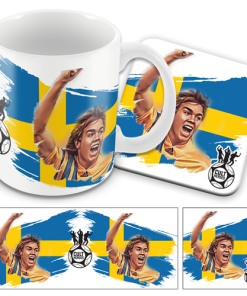 Cult Heroes Mug and Coaster Set Brolin Sweden