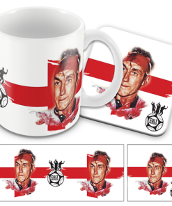 Cult Heroes Mug and Coaster Set Butcher England