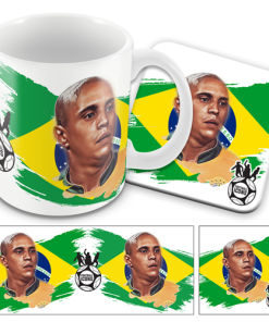 Football Icons Carlos Brazil Mug and Coaster Set