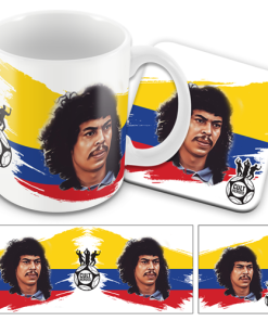 Cult Heroes Mug and Coaster Set Higuita Colombia