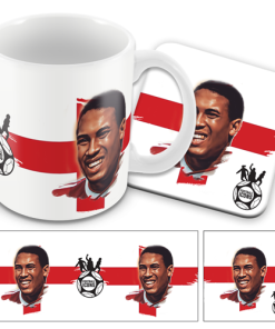 Football Icons John Barnes England Mug and Coaster Set