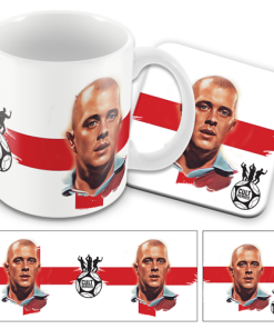 Cult Heroes Mug and Coaster Set Julian Dicks England