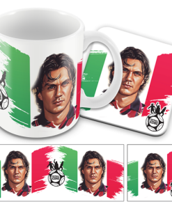 Football Icons Maldini Italy Mug and Coaster Set