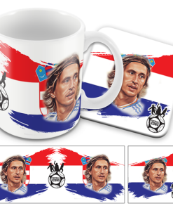 Football Icons Modric Croatia Mug and Coaster Set