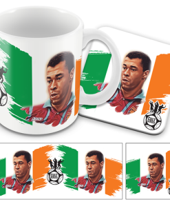 Cult Heroes Mug and Coaster Set Paul McGrath