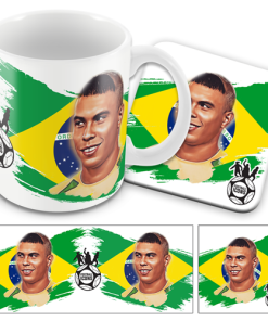 Football Icons Ronaldo Brazil Mug and Coaster Set