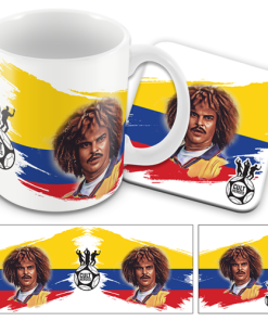 Cult Heroes Mug and Coaster Set Valderrama Colombia