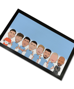 Man City 2024-25 Bar Runner Mat Vector Heroes