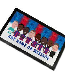 Crystal Palace 2024-25 Vector Heroes Personalised Bar Runner Mat