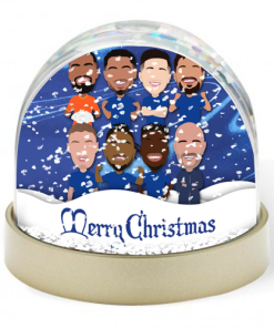 Chelsea Vector Heroes Snow Globe 2024-25