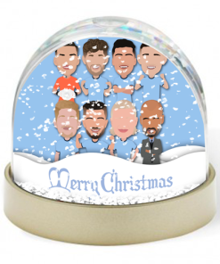 Man City 2024-25 Vector Heroes Snow Globe