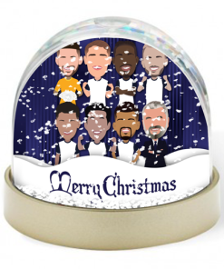 Spurs Vector Heroes Snow Globe 2024-25