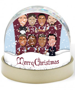 Villa 2024-25 Vector Heroes Snow Globe