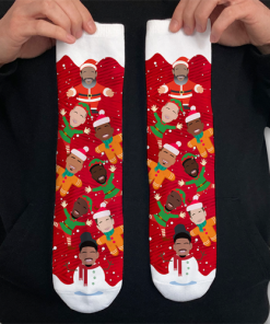 Nottingham Forest 2024-25 Christmas Socks Vector Heroes