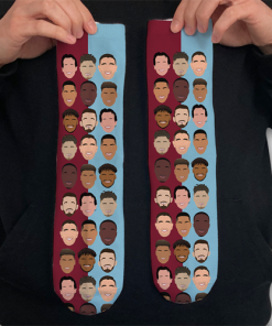 Villa Players 2023-24 Vector Heroes Socks