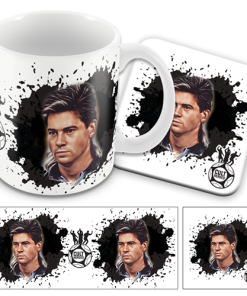 Cult Heroes Splash Mug and Coaster Set Chris Waddle