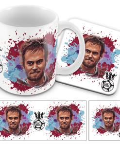 Cult Heroes Splash Mug and Coaster Set Mellberg