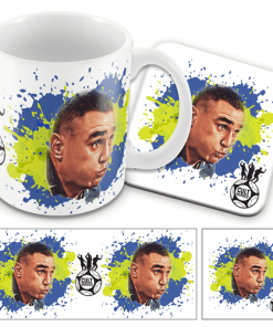 Cult Heroes Splash Mug and Coaster Set Vinnie Jones