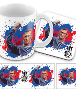Cult Heroes Splash Mug and Coaster Set Ferguson