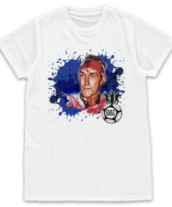 Cult Heroes Splash White T-Shirt Terry Butcher