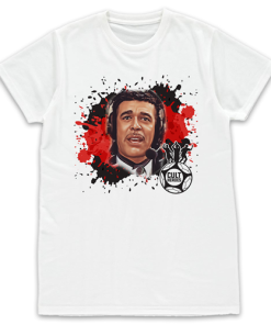 Cult Heroes Splash White T-Shirt Chris Kamara