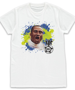 Cult Heroes Splash White T-Shirt Tony Yeboah
