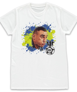 Cult Heroes Splash White T-Shirt Vinnie Jones