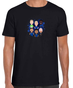 Everton 2024-25 Vector Heroes Black T-Shirt