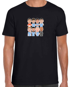 Man City 2024-25 Vector Heroes Black T-Shirt