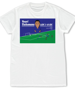 Famous Goals White T-Shirt Tielemans Leicester