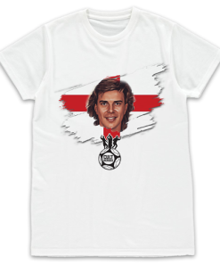 Cult Heroes White T-Shirt Barry Venison England