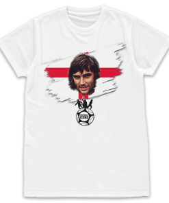 Football Icons White T-Shirt Best Northern Ireland