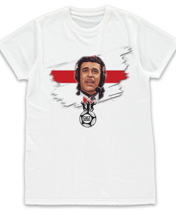 Cult Heroes White T-Shirt Chris Kamara