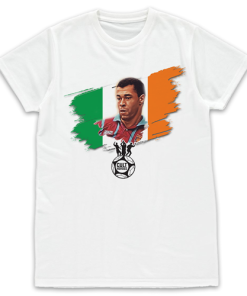 Cult Heroes White T-Shirt Paul McGrath