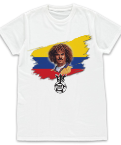 Cult Heroes White T-Shirt Valderrama Colombia