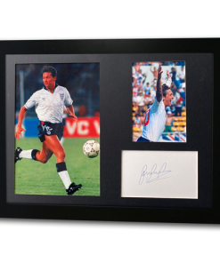 Gary Lineker England Hand Signed Legend Autographed 16x12 Framed Photo Mount