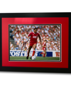 John Barnes Liverpool Legend Hand Signed Autographed 16x12 Framed Photo Mount