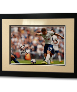 Ben Davies Spurs Hand Signed Autographed 16x12 Framed Photo