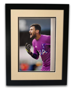Hugo Lloris Spurs Hand Signed Autographed 16x12 Framed Photo