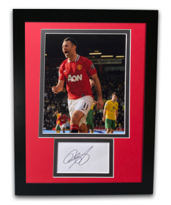 Ryan Giggs Man Utd Hand Signed Autographed 16x12 Framed Photo Mount