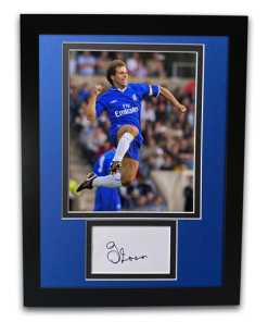Gianfranco Zola Chelsea Legend Hand Signed Autographed 16x12 Framed Photo Mount
