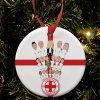 England Ladies European Champions 2022 Christmas Tree Decoration Bauble Design 2
